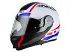 NZI COMBI 2 DUO Shock White/Red  Felnyitható Bukósisak