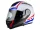 NZI COMBI 2 DUO Shock White/Red  Felnyitható Bukósisak