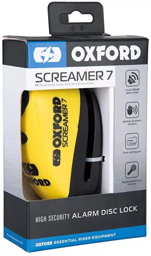 OXFORD SCREAMER 7 LK290 riasztós féktárcsazár