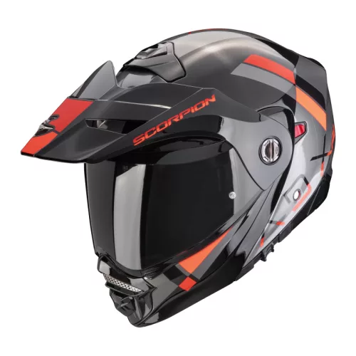 SCORPION ADX-2 GALANE SILVER/BLACK/RED FELNYITHATÓ BUKÓSISAK