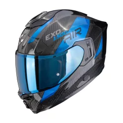 SCORPION EXO-1500 CARBON AIR PLATTED BLACK/BLUE
