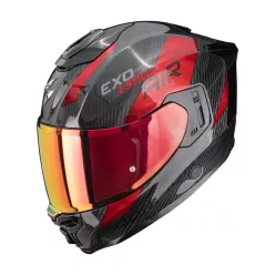 SCORPION EXO-1500 CARBON AIR PLATTED BLACK/RED