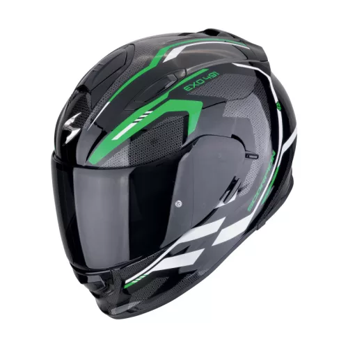 SCORPION EXO-491 KRIPTA MATT BLACK/GREEN/WHITE bukósisak