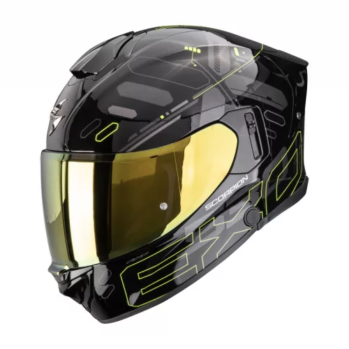SCORPION EXO-530 EVO AIR FOND BLACK/NEON YELLOW