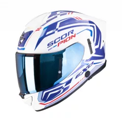 SCORPION EXO-530 EVO AIR SLOPE WHITE/BLUE/RED
