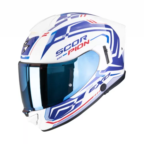 SCORPION EXO-530 EVO AIR SLOPE WHITE/BLUE/RED