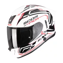 SCORPION EXO-530 EVO AIR SLOPE WHITE/BLACK/RED