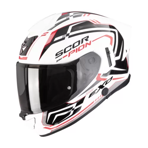 SCORPION EXO-530 EVO AIR SLOPE WHITE/BLACK/RED
