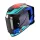 SCORPION EXO-R1 EVO AIR BLAZE BLACK/BLUE/RED zárt bukósisak