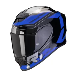 SCORPION EXO-R1 EVO AIR BLAZE BLACK/BLUE zárt bukósisak