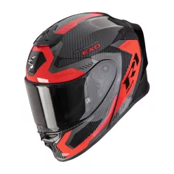   SCORPION EXO-R1 EVO CARBON AIR PROPEL BLACK/RED zárt bukósisak