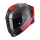 SCORPION EXO-R1 EVO CARBON AIR CORPUS II BLACK/RED zárt bukósisak