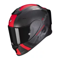   SCORPION EXO-R1 EVO CARBON AIR MG MATT BLACK/RED zárt bukósisak