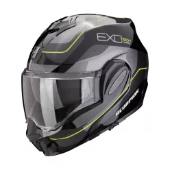 SCORPION EXO-TECH EVO PRO COMMUTA BLACK/SILVER/YELLOW