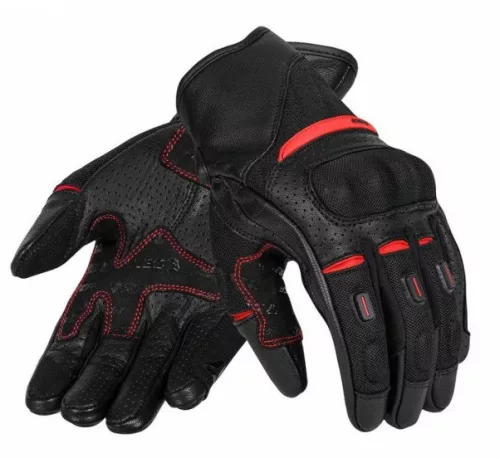 SECA AXIS MESH II BLACK/RED kesztyű