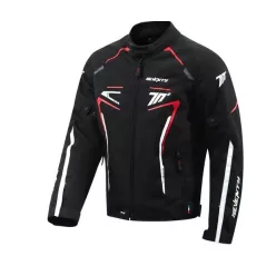 SEVENTY SD-JR65 Black/Red  motoros kabát