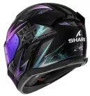SHARK D-SKWAL 3 Blast-R Black/Green/Purple zárt bukósisak