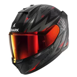 SHARK D-SKWAL 3 Blast-R Matt Black/Red/Grey zárt bukósisak