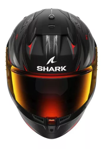 SHARK D-SKWAL 3 Blast-R Matt Black/Red/Grey zárt bukósisak