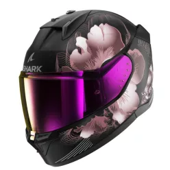   SHARK D-SKWAL 3 MAYFER MATT BLACK/PURPLE/GOLD zárt bukósisak