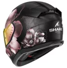 SHARK D-SKWAL 3 MAYFER MATT BLACK/PURPLE/GOLD zárt bukósisak