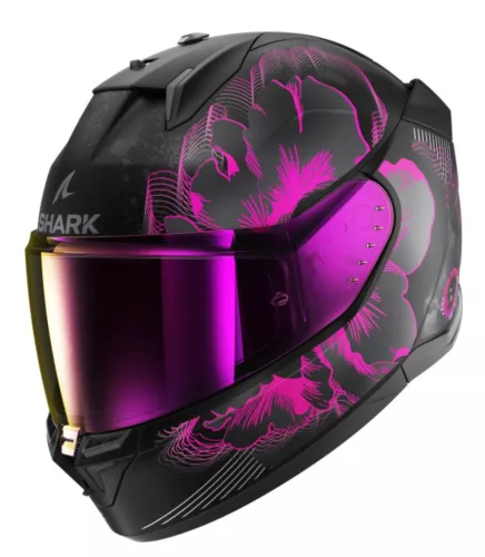 SHARK D-SKWAL 3 MAYFER MATT BLACK/PURPLE zárt bukósisak