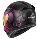 SHARK D-SKWAL 3 MAYFER MATT BLACK/PURPLE zárt bukósisak