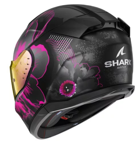 SHARK D-SKWAL 3 MAYFER MATT BLACK/PURPLE zárt bukósisak