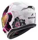SHARK D-SKWAL 3 MAYFER WHITE/PINK/GREY  zárt bukósisak