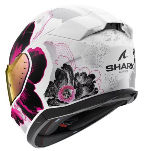 SHARK D-SKWAL 3 MAYFER WHITE/PINK/GREY  zárt bukósisak