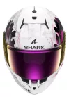 SHARK D-SKWAL 3 MAYFER WHITE/PINK/GREY  zárt bukósisak