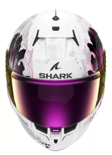 SHARK D-SKWAL 3 MAYFER WHITE/PINK/GREY  zárt bukósisak