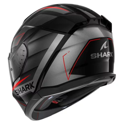 SHARK D-SKWAL 3 Sizler Black/Grey/Red zárt bukósisak