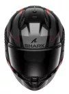 SHARK D-SKWAL 3 Sizler Black/Grey/Red zárt bukósisak