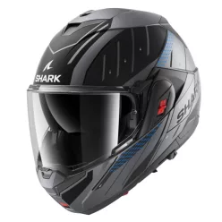   SHARK OXO Rydger Matt Black/Grey/Blue felnyitható bukósisak