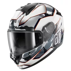 SHARK Ridill 2  Matrix Camo Grey/White/Red zárt bukósisak