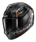 SHARK Ridill 2  Molokai Black/Silver/Orange zárt bukósisak