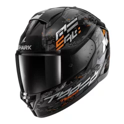 SHARK Ridill 2  Molokai Black/Silver/Orange zárt bukósisak