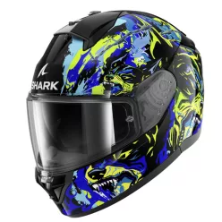   SHARK Ridill 2  Raging Beast Black/Blue/Green zárt bukósisak