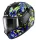 SHARK Ridill 2  Raging Beast Black/Blue/Green zárt bukósisak