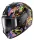 SHARK Ridill 2  Raging Beast Black/Purple/Yellow zárt bukósisak