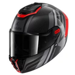   SHARK SPARTAN RS CARBON SHAWN EZÜST/FEKETE/NARANCS zárt bukósisak