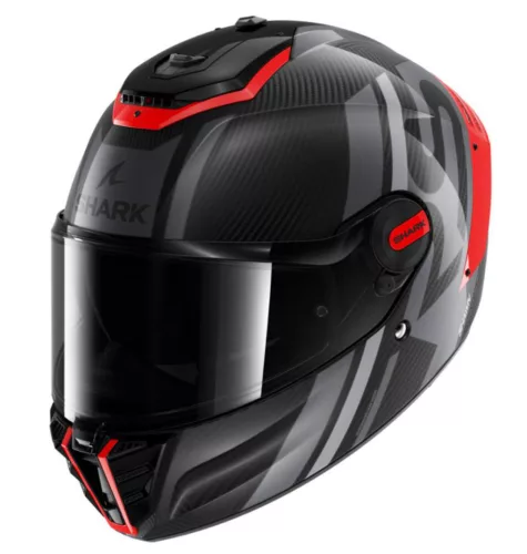 SHARK SPARTAN RS CARBON SHAWN EZÜST/FEKETE/NARANCS zárt bukósisak