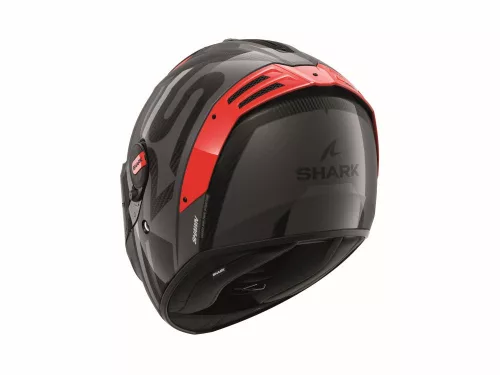 SHARK SPARTAN RS CARBON SHAWN EZÜST/FEKETE/NARANCS zárt bukósisak