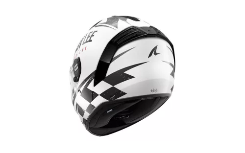 SHARK SPARTAN RS Raceshop Fehér/Fekete/Piros zárt bukósisak