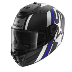   SHARK SPARTAN RS CARBON SHAWN MATT KÉK-EZÜST  zárt bukósisak