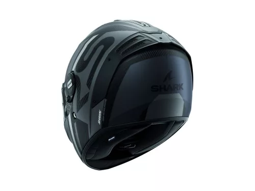 SHARK SPARTAN RS CARBON SHAWN MATT SÖTÉTSZÜRKE/EZÜST zárt bukósisak