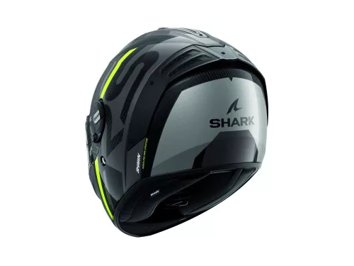 SHARK SPARTAN RS CARBON SHAWN SÁRGA-SÖTÉTSZÜRKE zárt bukósisak