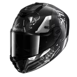   SHARK SPARTAN RS CARBON XBOT SÖTÉTSZÜRKE/EZÜST zárt bukósisak