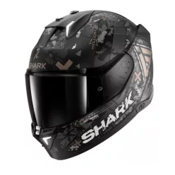   Shark Skwal I3 Hellcat Matt Black/Grey/Silver zárt bukósisak beépített féklámpával